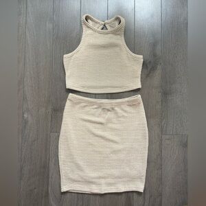 Knit Skirt & Matching Top